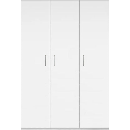 Wilson 3D Three-Door Wardrobe White 90x45x180