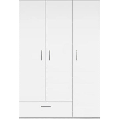 Ντουλάπα Wilson 3DS Τρίφυλλη Λευκό 90x45x180