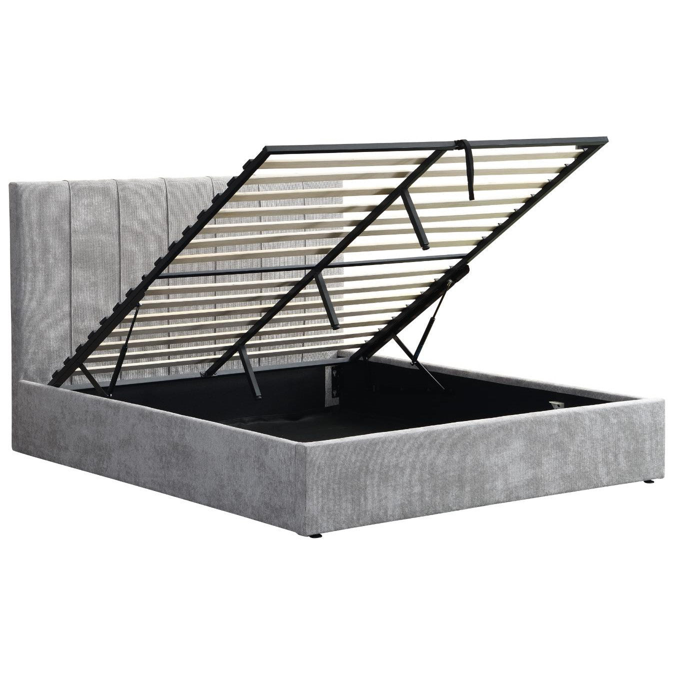 Upholstered Bed Denzel Grey Lift-Storage 168x215x116