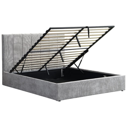 Upholstered Bed Denzel Grey Lift-Storage 168x215x116