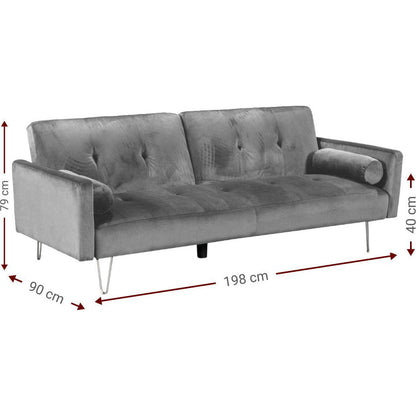 Lawson Sofa Bed Khaki 198x90x79