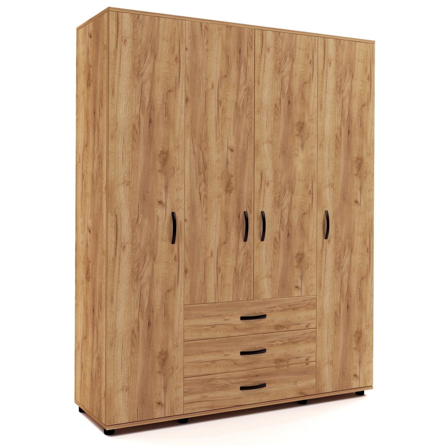 Nadil Four-Door Wardrobe 160x50x200