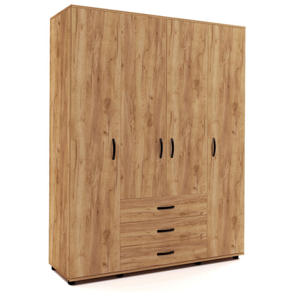 Nadil Four-Door Wardrobe 160x50x200