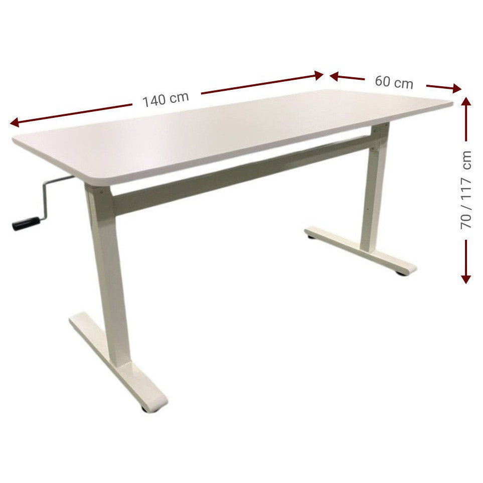 Γραφείο Adapt Plus με Ρυθμιζόμενο Ύψος 140x60x70