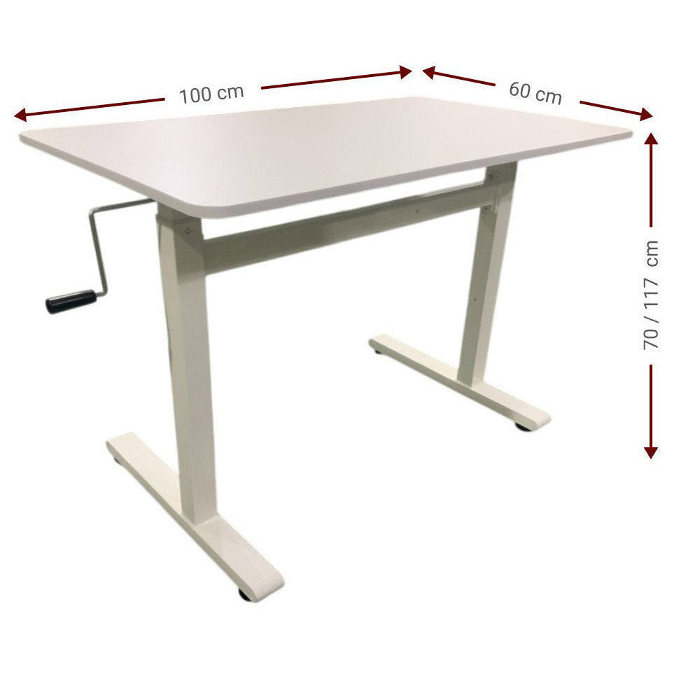 Γραφείο Adapt με Ρυθμιζόμενο Ύψος 100x60x70