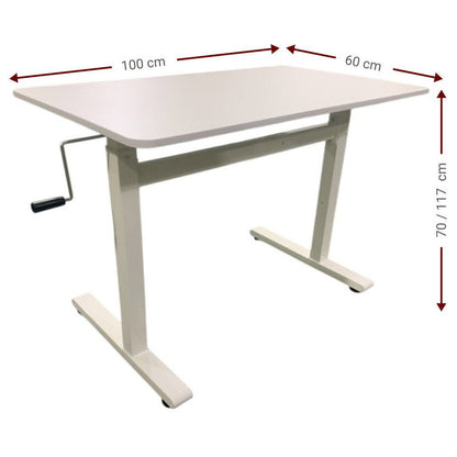 Γραφείο Adapt με Ρυθμιζόμενο Ύψος 100x60x70