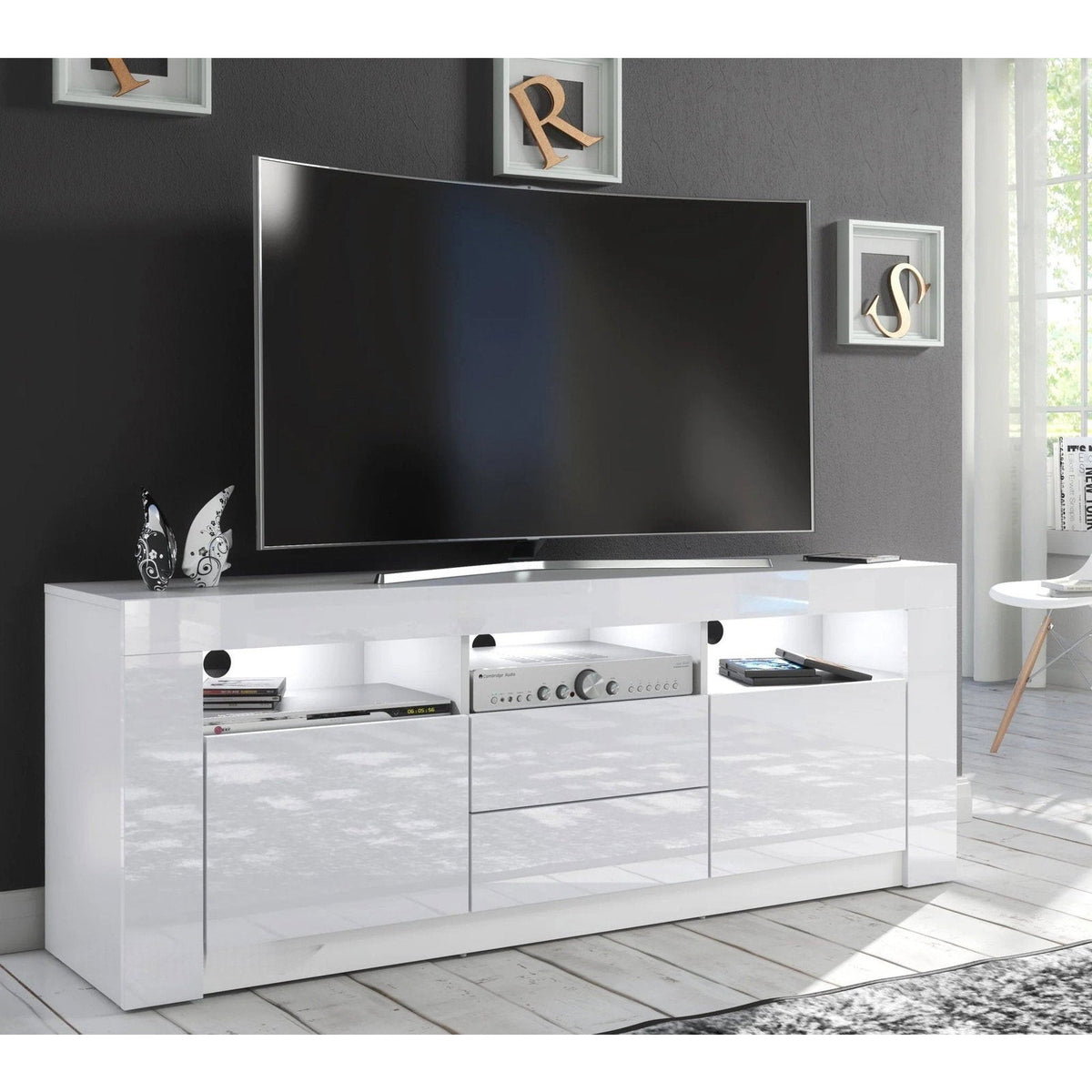 Spotlight Long TV Stand 160x40x60