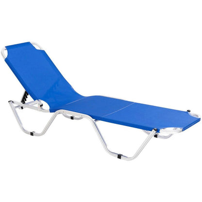 Ξαπλώστρα Αλουμινίου Comfy Μπλε 188x59x30