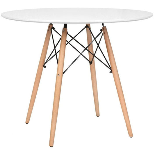 Fiorino Round Table White 80x80x74