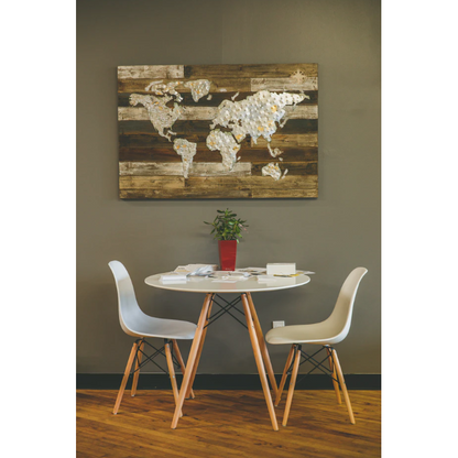 Τραπέζι Fiorino Round Λευκό 80x80x74