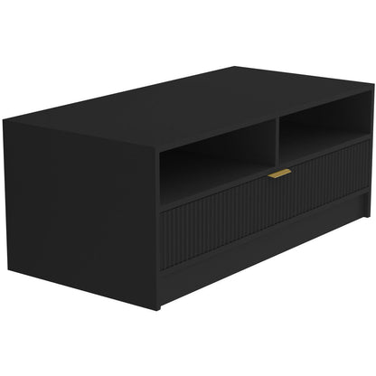 Τραπεζάκι Σαλονιού Allegro Μαύρο 100x50x40