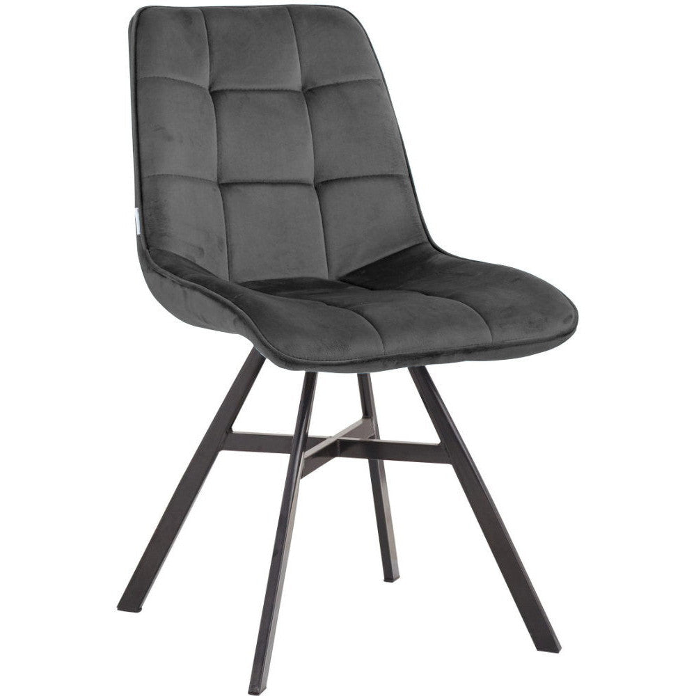 Gina Chair Grey 48x60x84