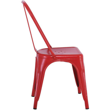Καρέκλα Lirex Κόκκινο 35x35x84