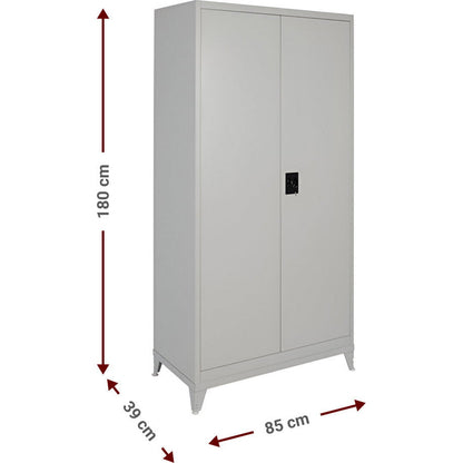 Μεταλλική Ντουλάπα Damian 2D 85x39x185