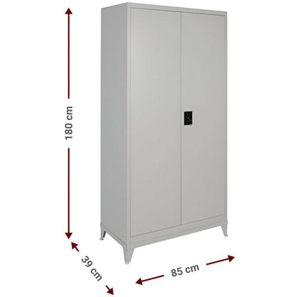 Μεταλλική Ντουλάπα Damian 2D Shelf 85x39x185