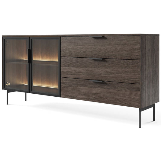 Μπουφές Luminus 2D3S Καφέ 181.3x39.3x82.6