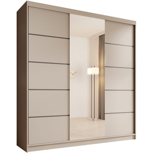 Barry 200 Sliding Wardrobe Cashmere 200x58x215