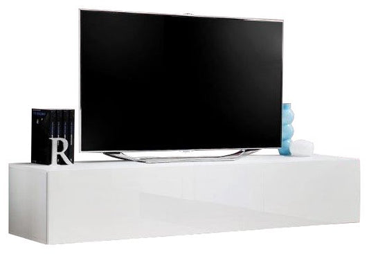 Κρεμαστό Έπιπλο Τηλεόρασης Fly IV Λευκό 160x40x30