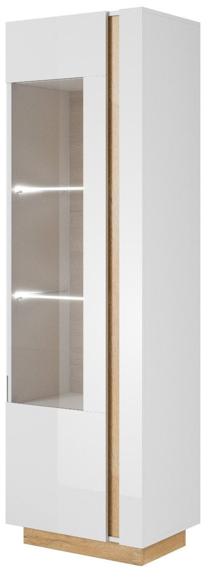 Βιτρίνα Arcan I Λευκό 60x40x193.5