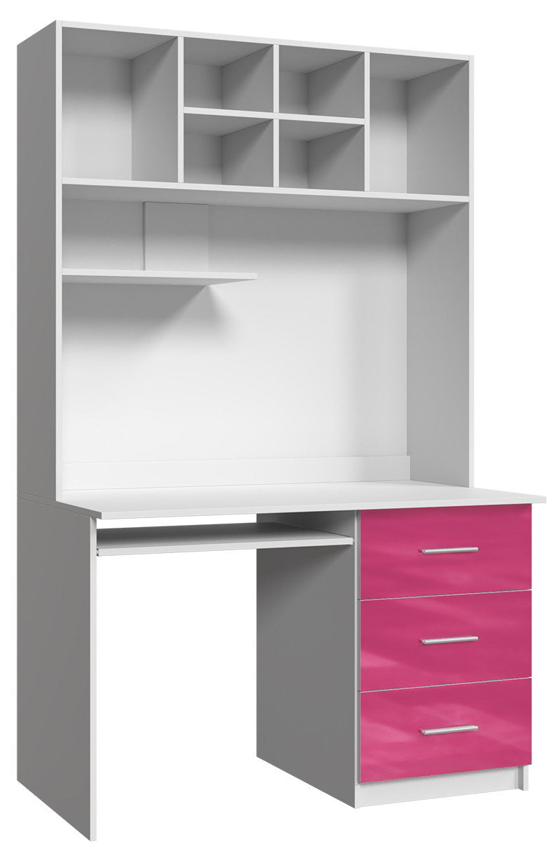 Γραφείο Raj 3 Ροζ 120x53x192