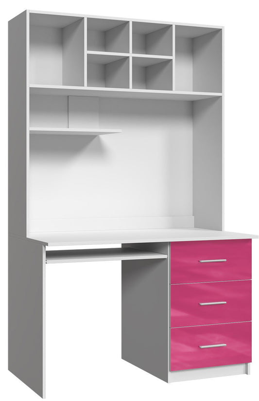 Γραφείο Raj 3 Ροζ 120x53x192