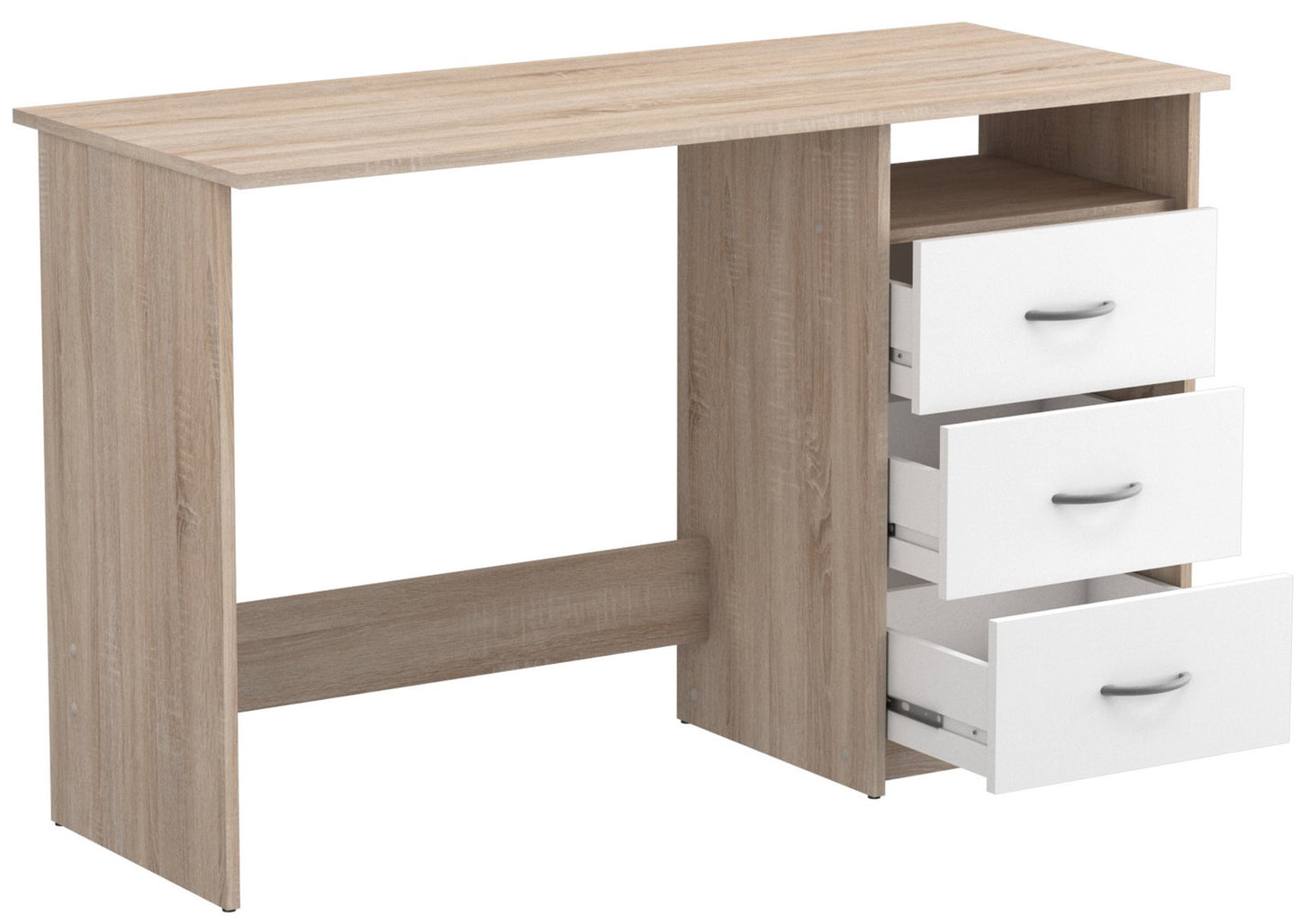 Γραφείο Platon Λευκό - Φυσικό 123x50x76.5