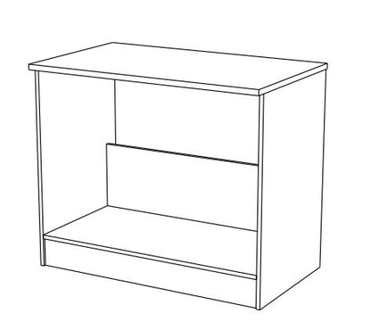 Remi 100 Two-Door Floor Cabinet 100x60x84