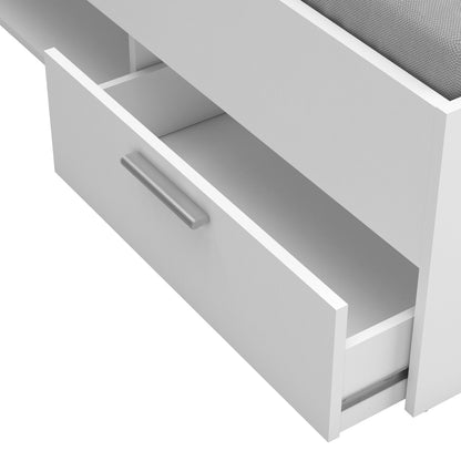 Bed Ohio White 144.5x204x74