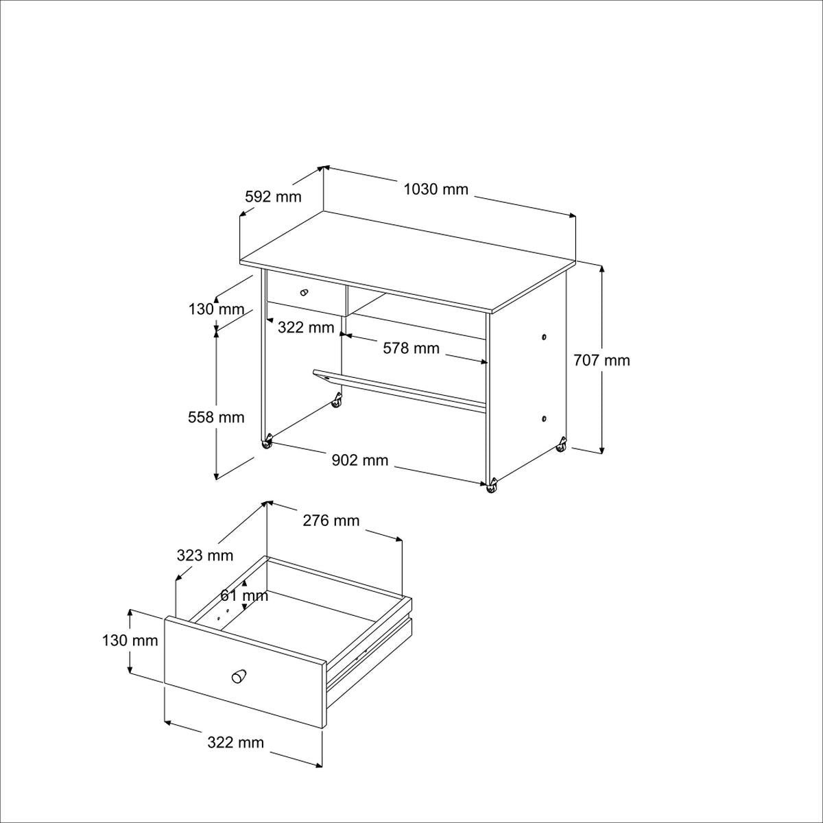 Χαμηλή Κουκέτα Carbon 211x130x132