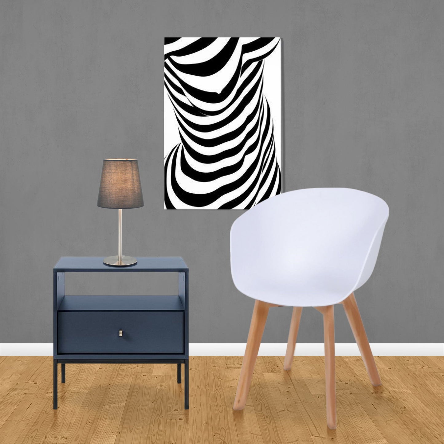 Βοηθητικό Τραπεζάκι Triplo Μπλε 53.6x39x56.2