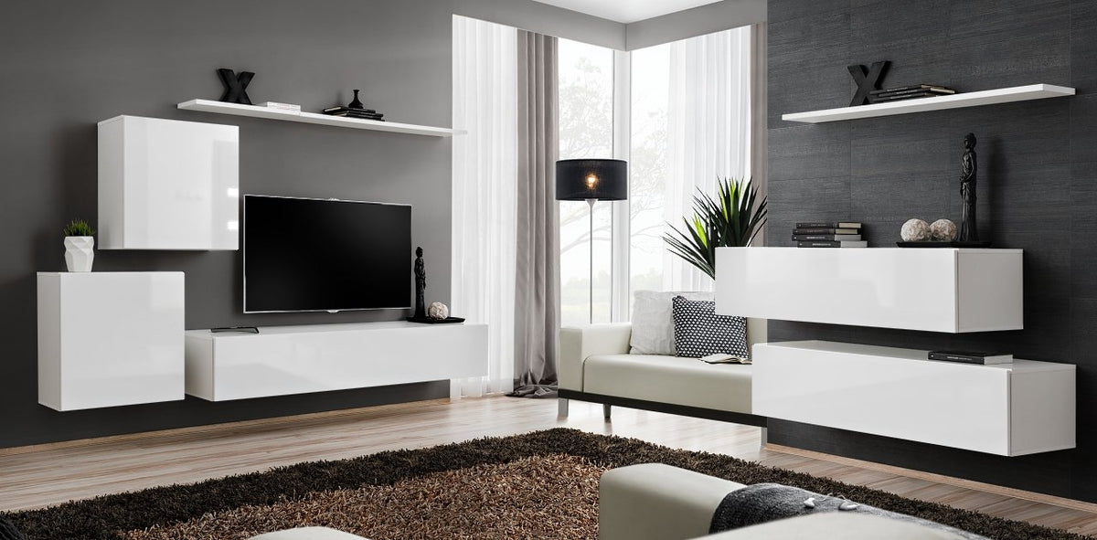 Swiss 120 Shelf White 120x20x2.2
