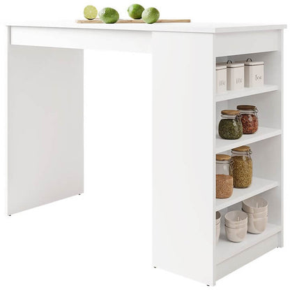 Τραπέζι Μπαρ Zotino Λευκό 115x50x102