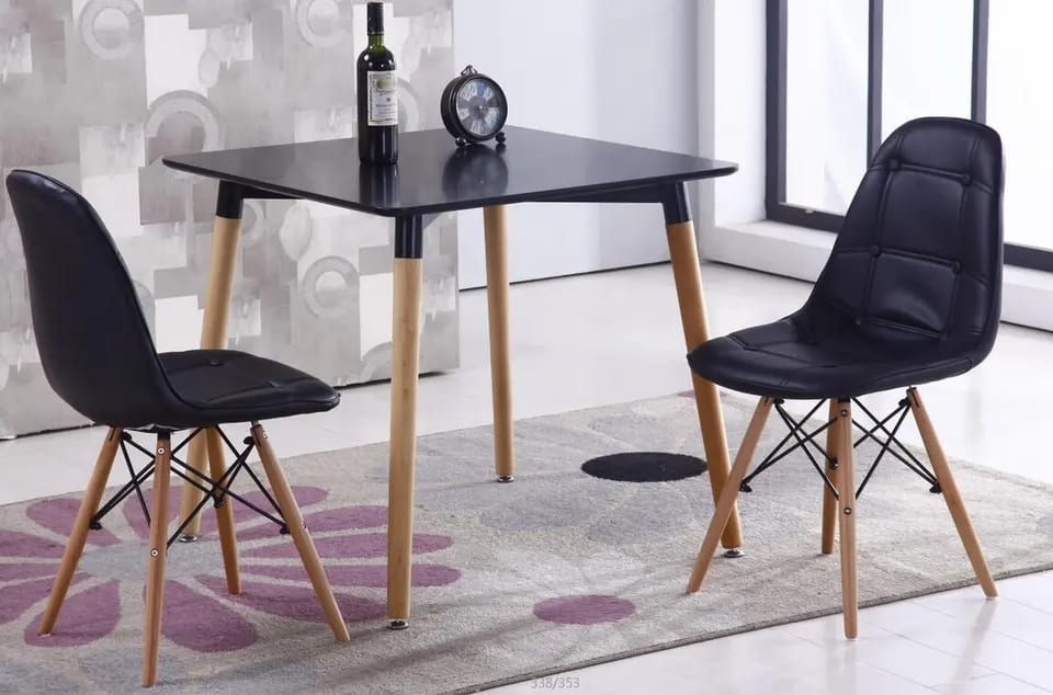 Τραπέζι Fiorino Τετράγωνο Μαύρο 80x80x74