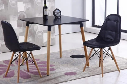 Τραπέζι Fiorino Τετράγωνο Μαύρο 80x80x74