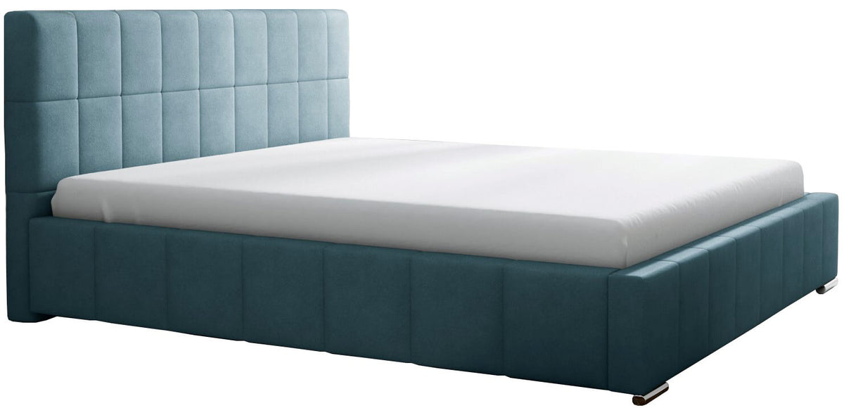 Leon Upholstered Bed Light Blue 120x200cm