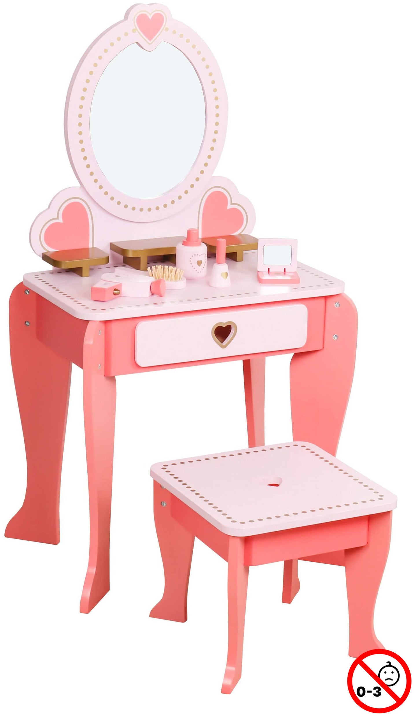 Παιδικό Μπουντουάρ Joyland Wonder Ροζ 49x34x97
