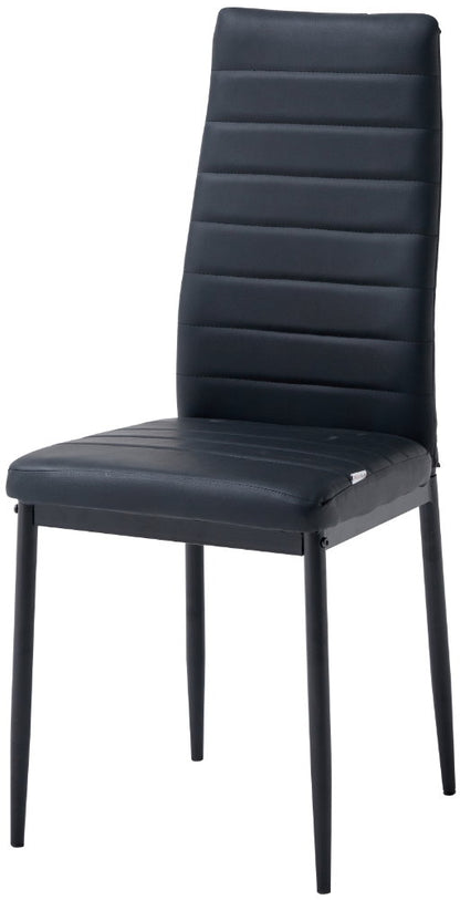 Καρέκλα Jake Μαύρο 40.5x46x99