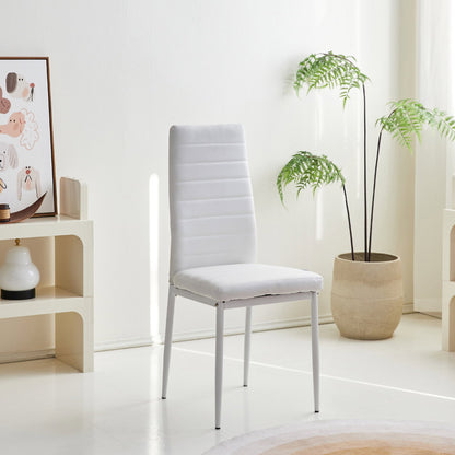 Καρέκλα Jake Λευκό 40.5x46x99