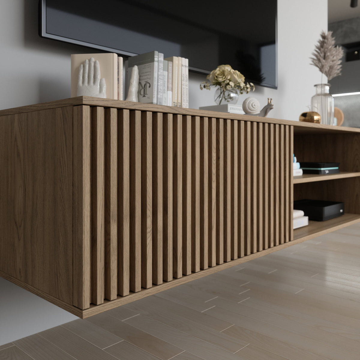 Κρεμαστό Έπιπλο Τηλεόρασης Natsi 150x40x40