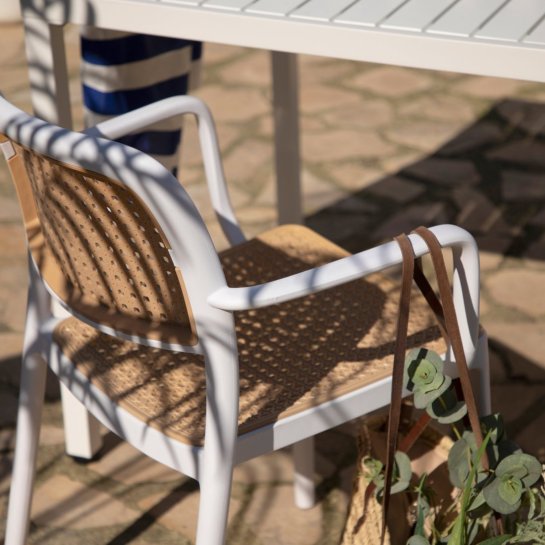 Armchair Zoel White 41x43x80.5