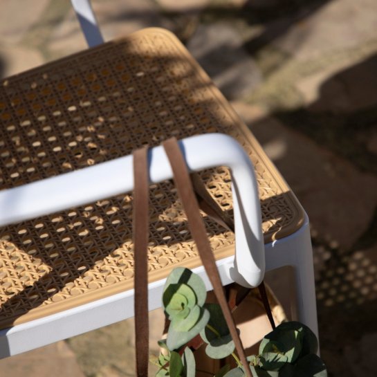 Armchair Zoel White 41x43x80.5
