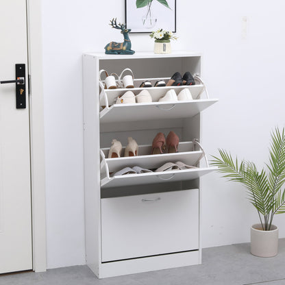 Shoe Cabinet Cynthia 3D White 60x24x118
