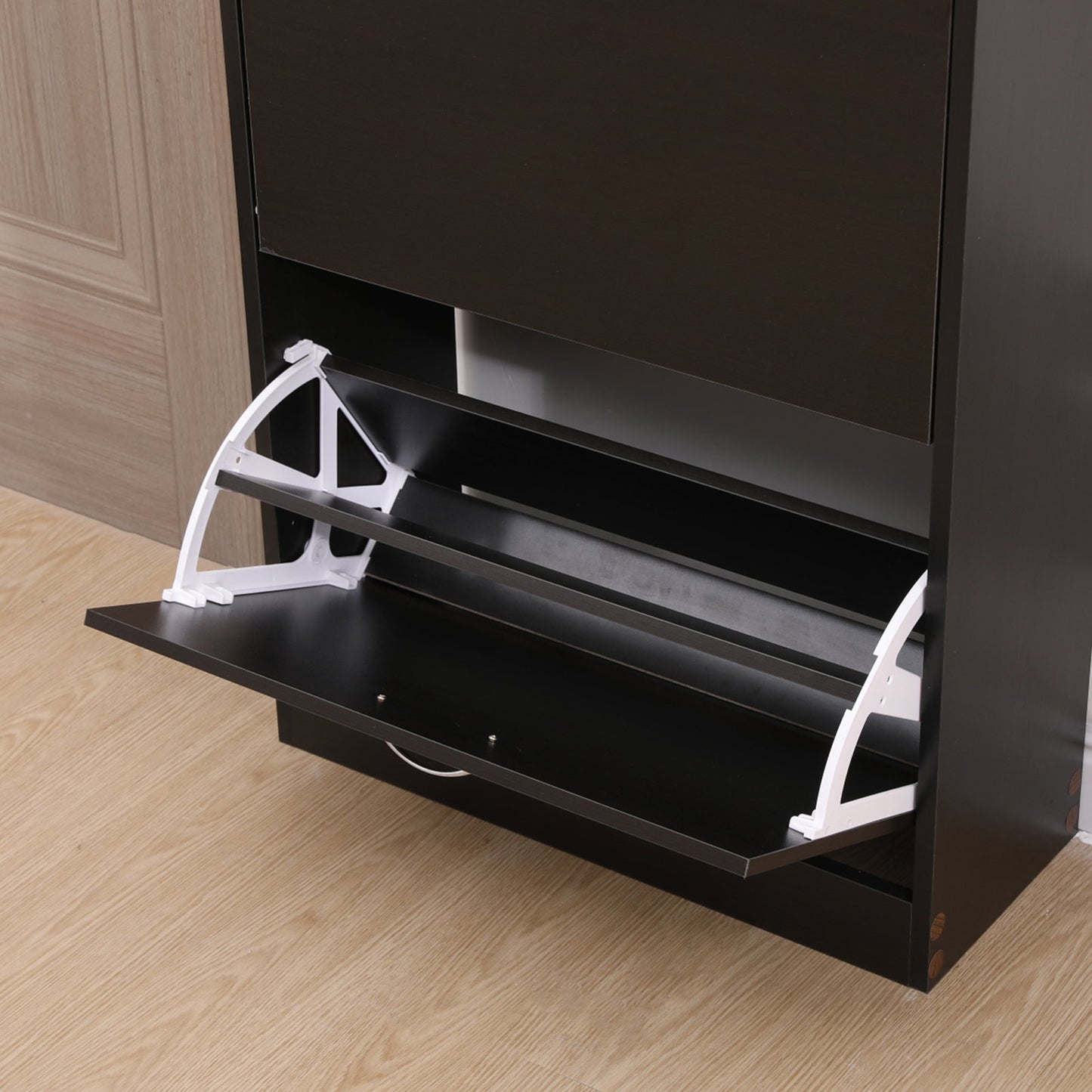 Παπουτσοθήκη Cynthia 3D Wenge 60x24x118