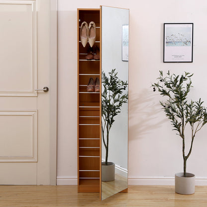 Shoe Cabinet Signet with Mirror 50x30x180