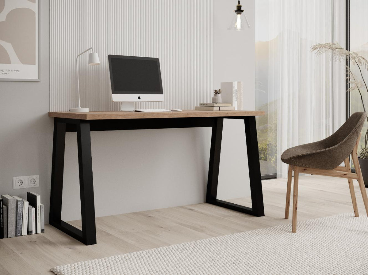 Omar Desk Black 135x65x76.2