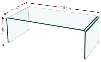 Crystal Coffee Table 110x55x35
