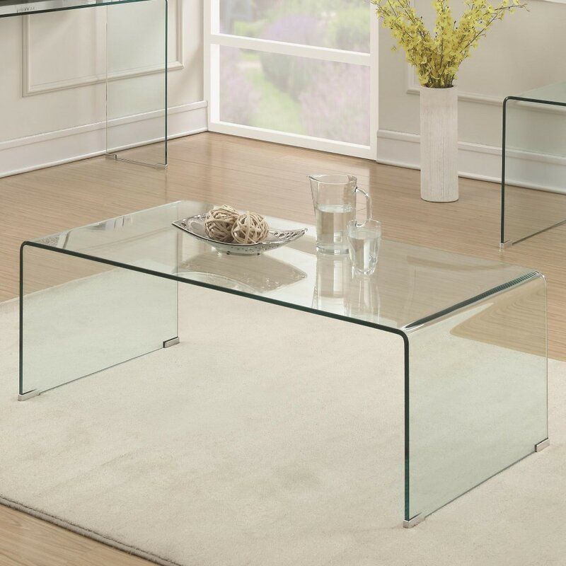 Τραπεζάκια Σαλονιού Crystal Plus 90x50x38