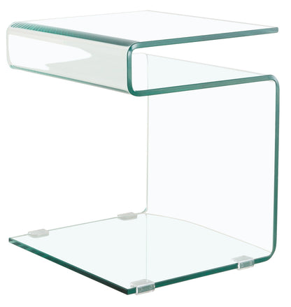 Crystal Curve Side Table 42x38x48
