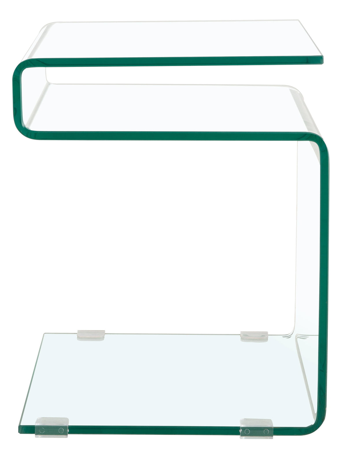 Crystal Curve Side Table 42x38x48