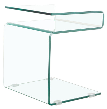 Crystal Curve Side Table 42x38x48